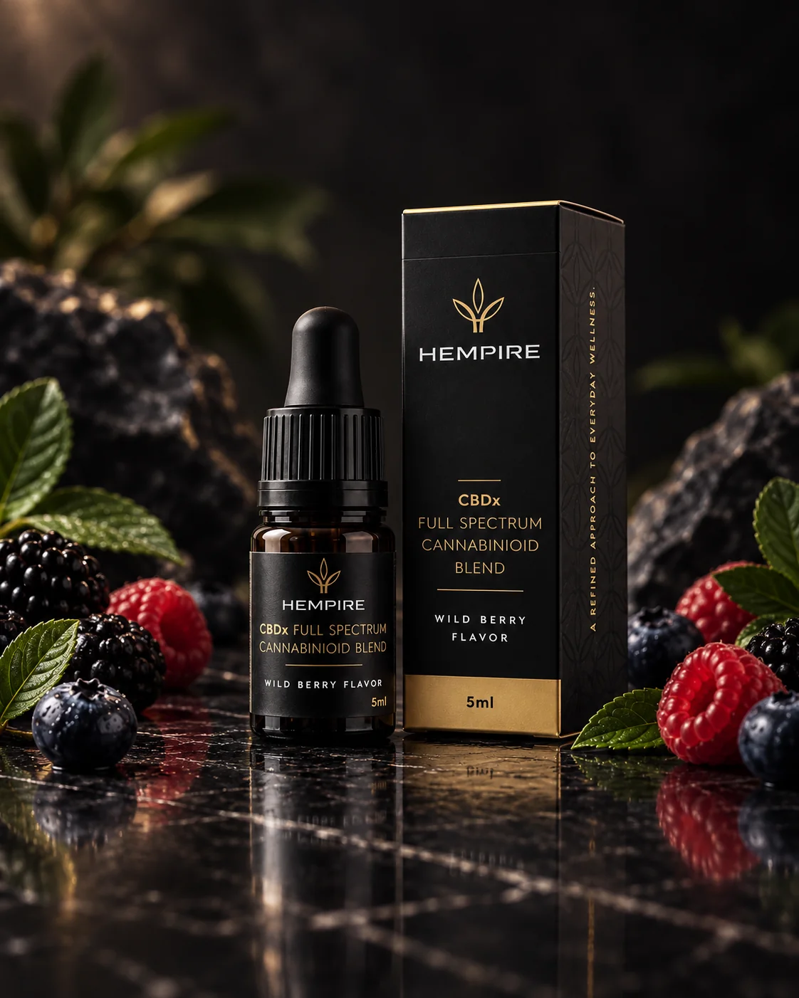 HEMPIRE CBDx Full Spectrum Wild Berry, 5 ml
